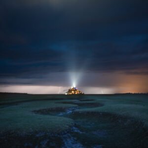 Foudre sur le Mont-Saint-Michel