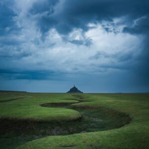 Orage Mont-Saint-Michel